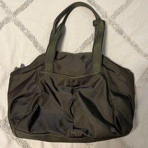 Lululemon Olive Green Gym Bag